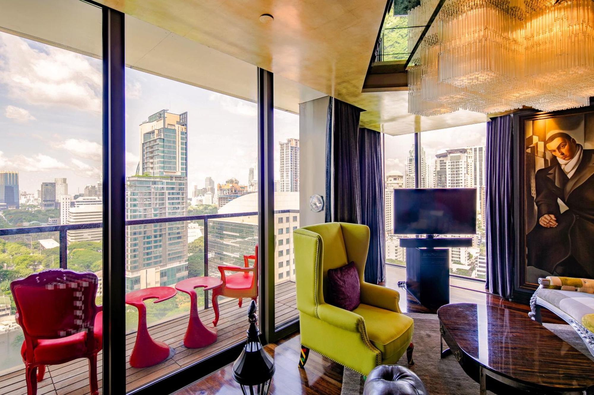 曼谷无线路英迪格酒店 外观 照片 A suite at the hotel